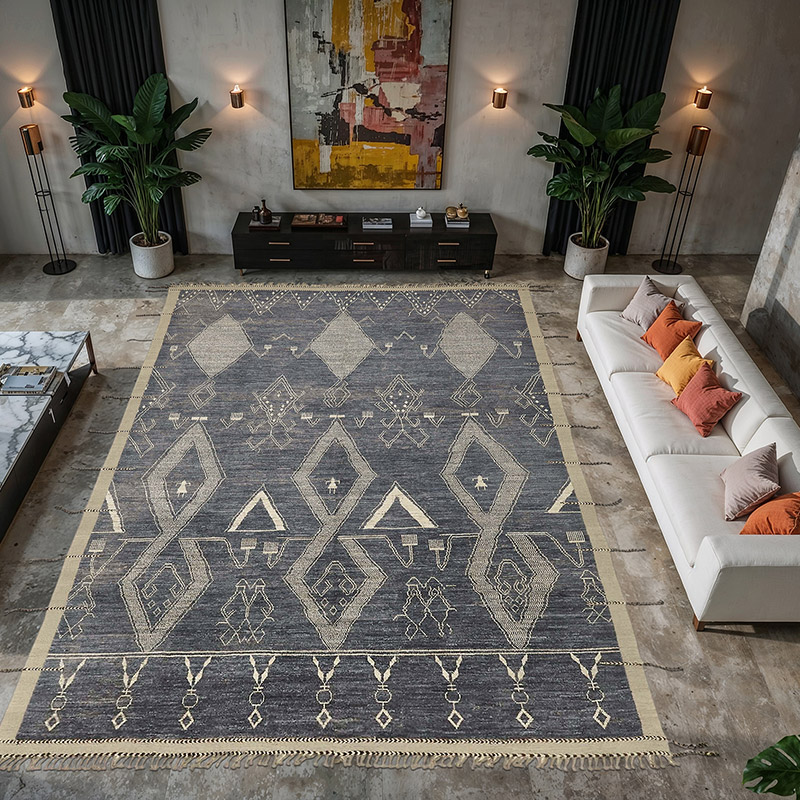 Nueva Alfombra Tejida a Mano de Estilo Marroquí - 318 cm x 442 cm - K0084088