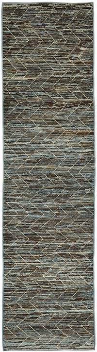 New Hand-Knotted Runner - 2' 10" x 11'  (34" x 132")