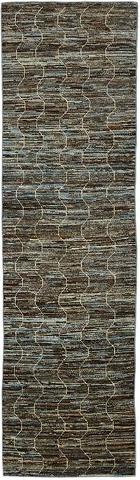 New Hand-Knotted Runner - 3'  x 11' 2" (36" x 134")