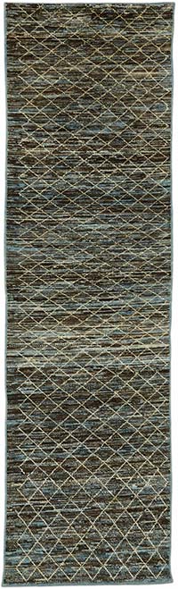 New Hand-Knotted Runner - 3'  x 9' 9" (36" x 117")
