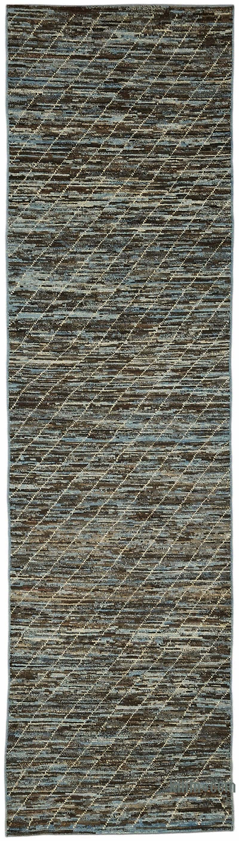 New Hand-Knotted Runner - 2' 11" x 11' 3" (35" x 135") - K0084106