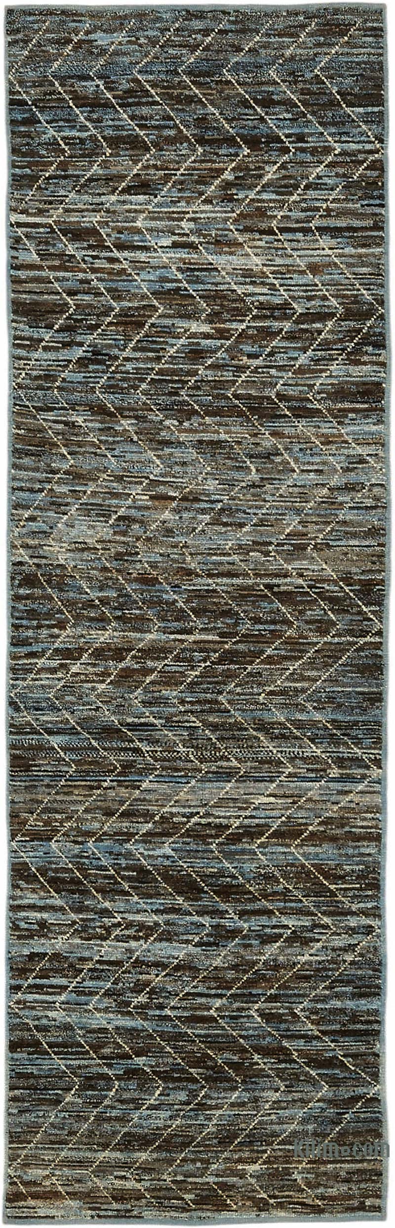New Hand-Knotted Runner - 3'  x 9' 8" (36" x 116") - K0084112