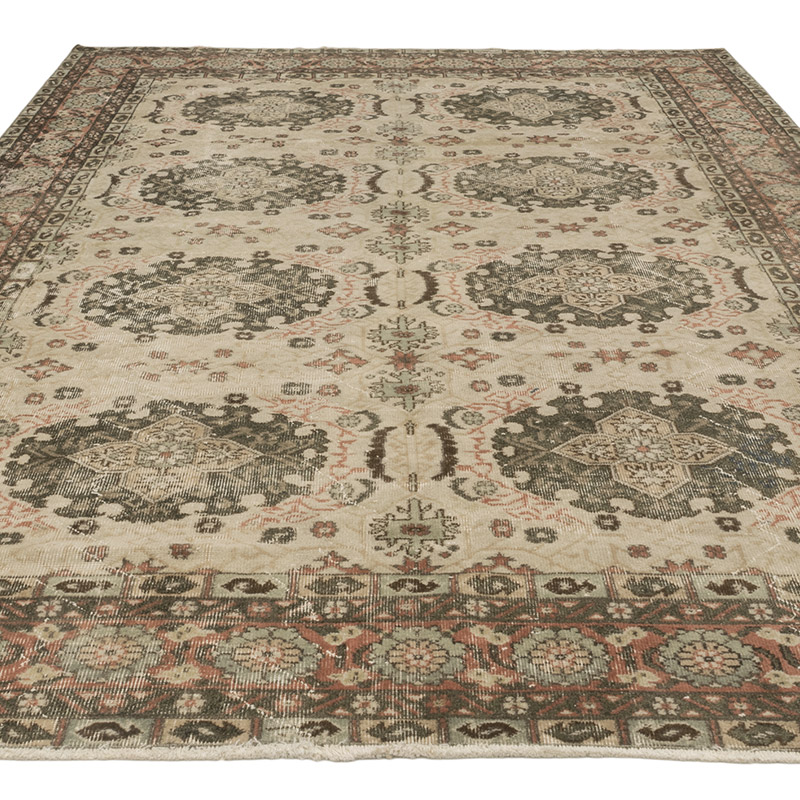 Vintage Turkish Hand-Knotted Rug - 7' 1" x 10' 3" (85" x 123") - K0084132