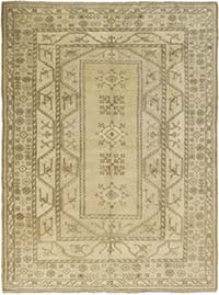 Vintage Turkish Hand-Knotted Rug - 9' 1" x 12' 1" (109" x 145")