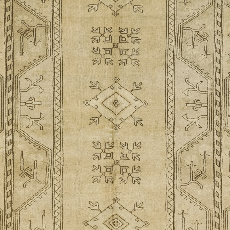 Alfombra Vintage Turca Anudada a Mano - 278 cm x 368 cm - K0084135