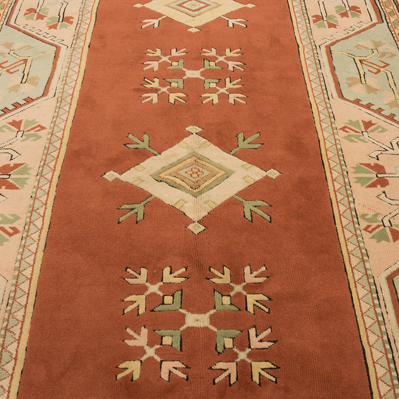 Vintage Turkish Hand-Knotted Rug - 10' 1" x 14'  (121" x 168") - K0084136