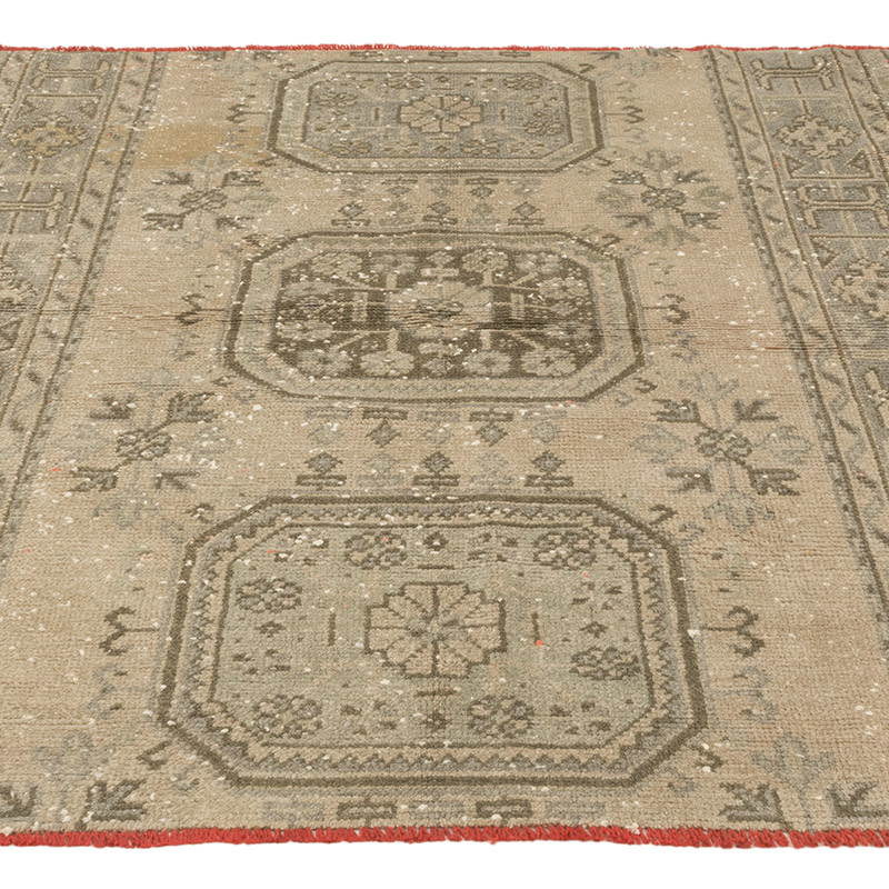 El Dokuma Vintage Halı - 148 cm x 163 cm - K0084137