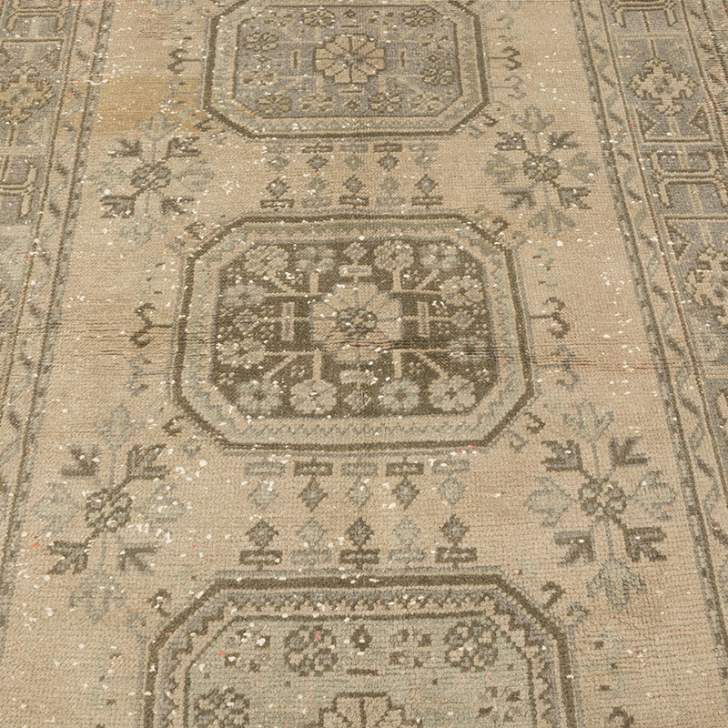 El Dokuma Vintage Halı - 148 cm x 163 cm - K0084137