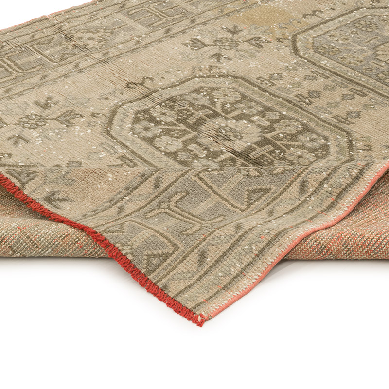 El Dokuma Vintage Halı - 148 cm x 163 cm - K0084137