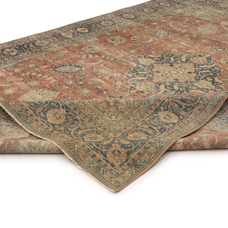 Vintage Hand-Knotted Oriental Rug - 7' 10" x 10' 9" (94" x 129") - K0084138
