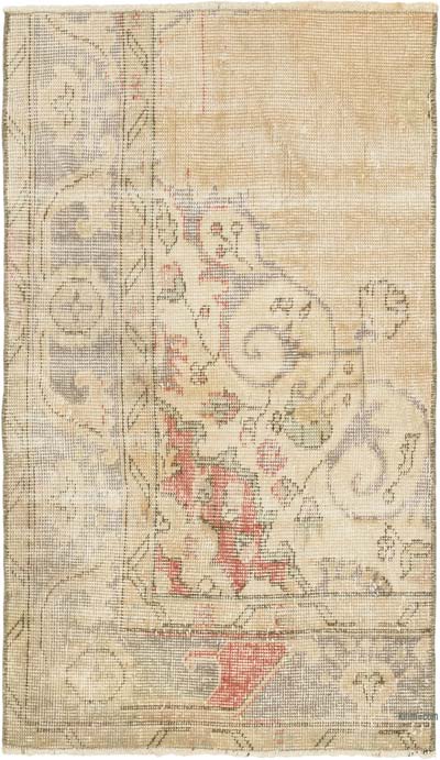 Vintage Turkish Hand-Knotted Rug - 2' 2" x 3' 8" (26" x 44")