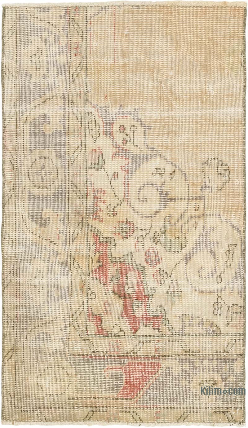 Alfombra Vintage Turca Anudada a Mano - 65 cm x 112 cm - K0084142