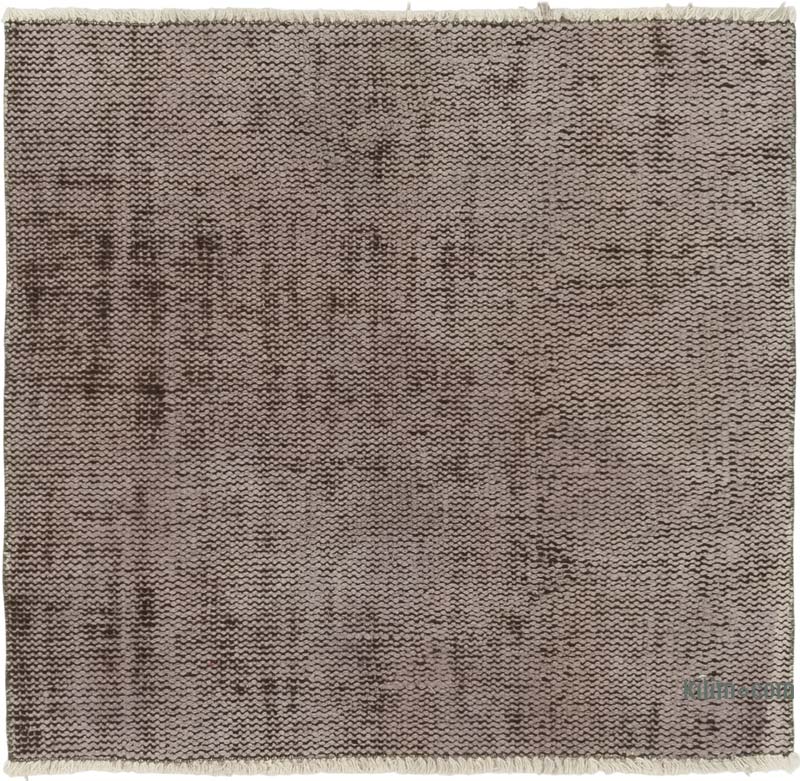 Over-dyed Turkish Vintage Rug - 2' 9" x 2' 8" (33" x 32") - K0084143