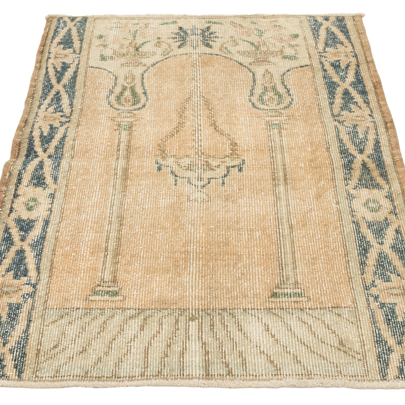 Vintage Turkish Hand-Knotted Rug - 2' 7" x 3' 8" (31" x 44") - K0084144