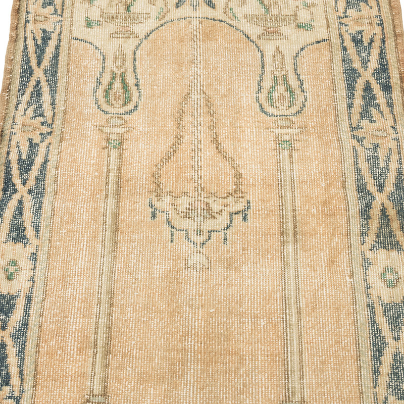 Vintage Turkish Hand-Knotted Rug - 2' 7" x 3' 8" (31" x 44") - K0084144