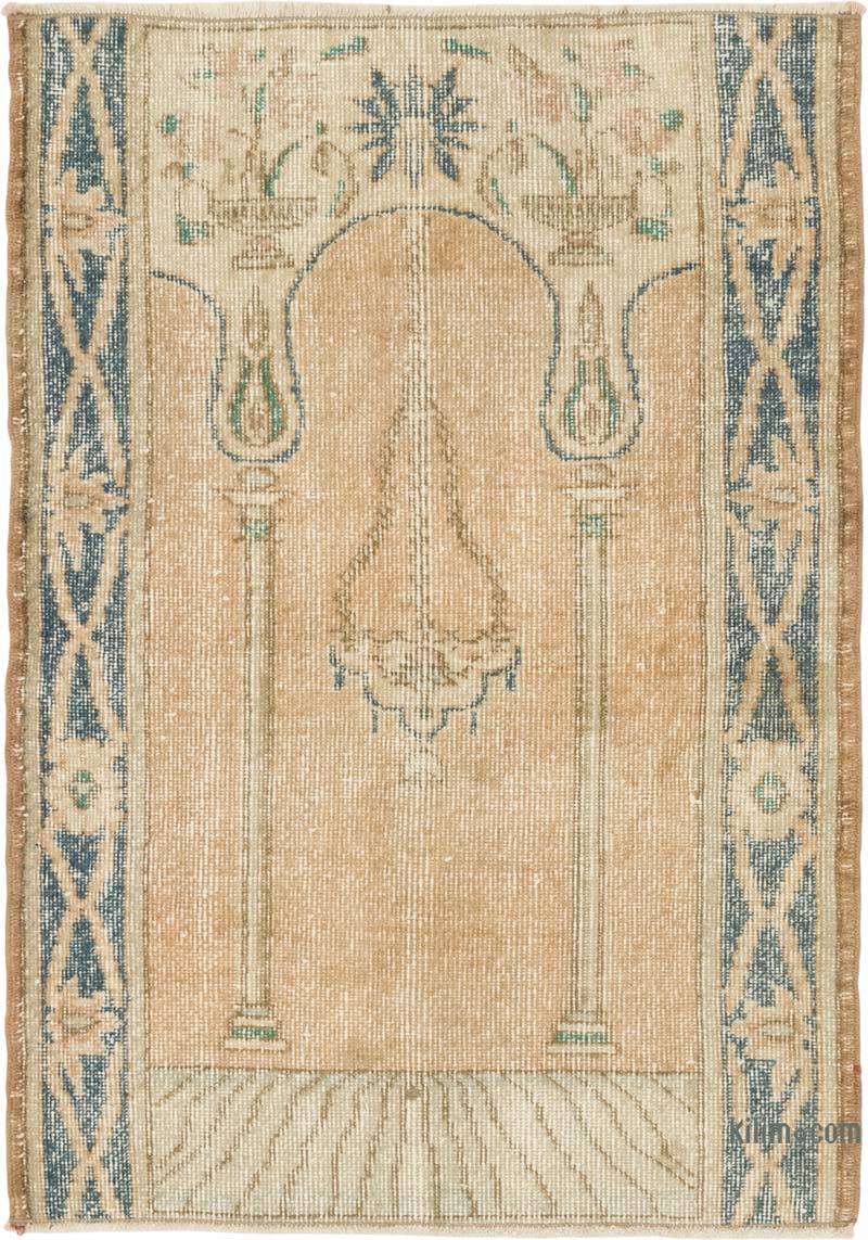 Vintage Turkish Hand-Knotted Rug - 2' 7" x 3' 8" (31" x 44") - K0084144