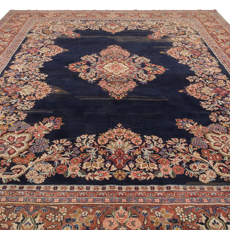 El Dokuma Vintage Halı - 263 cm x 365 cm - K0084146