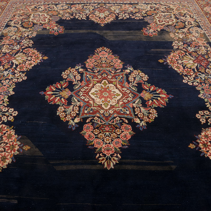 El Dokuma Vintage Halı - 263 cm x 365 cm - K0084146
