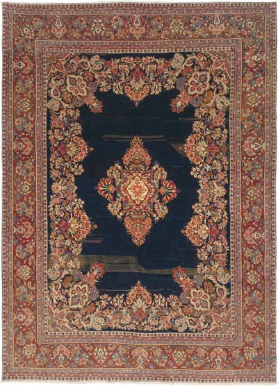 Alfombra Oriental Vintage Anudada a Mano - 263 cm x 365 cm