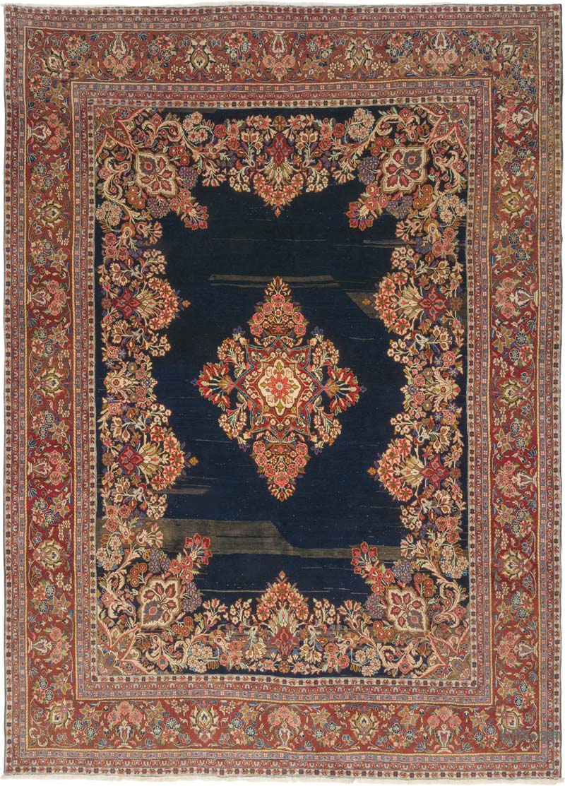 El Dokuma Vintage Halı - 263 cm x 365 cm - K0084146