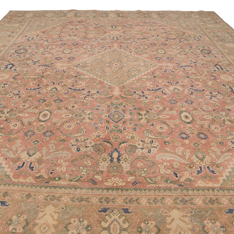 Vintage Hand-Knotted Oriental Rug - 9' 4" x 12' 10" (112" x 154") - K0084149