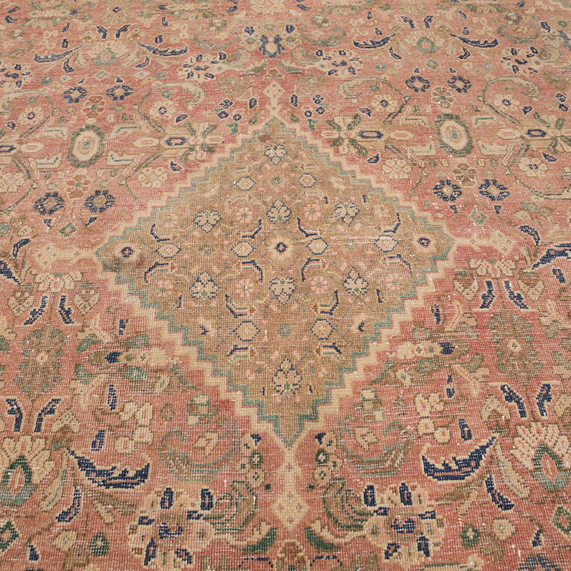 Vintage Hand-Knotted Oriental Rug - 9' 4" x 12' 10" (112" x 154") - K0084149