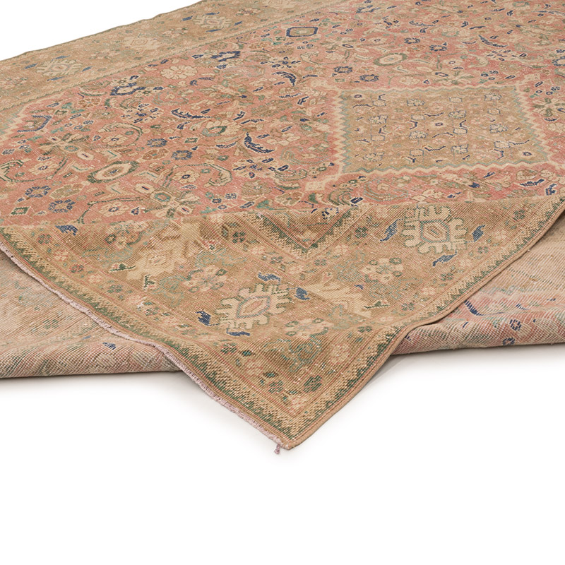 Vintage Hand-Knotted Oriental Rug - 9' 4" x 12' 10" (112" x 154") - K0084149