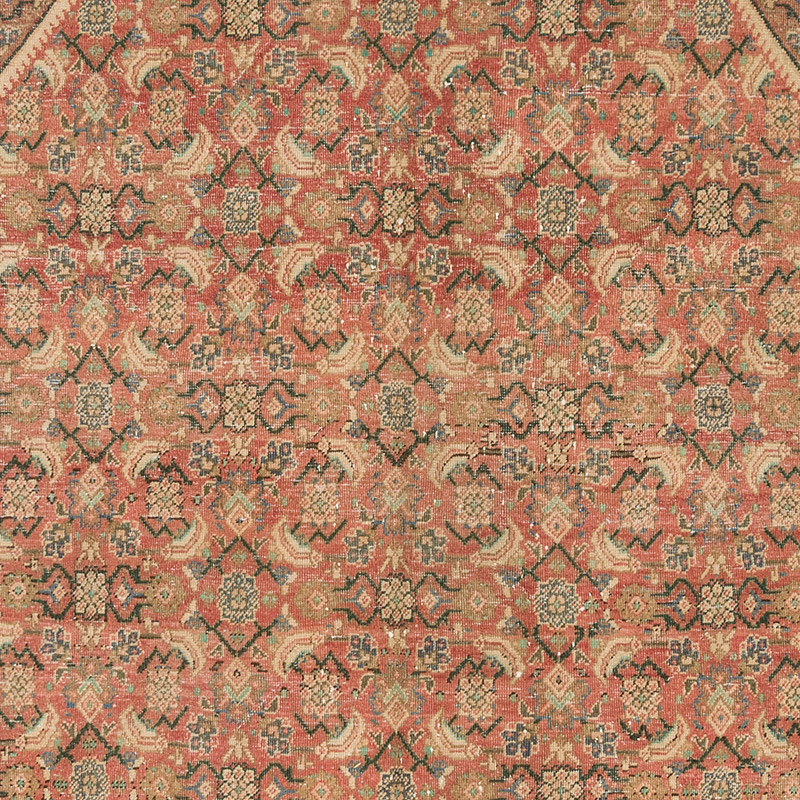 Alfombra Oriental Vintage Anudada a Mano - 211 cm x 305 cm - K0084151