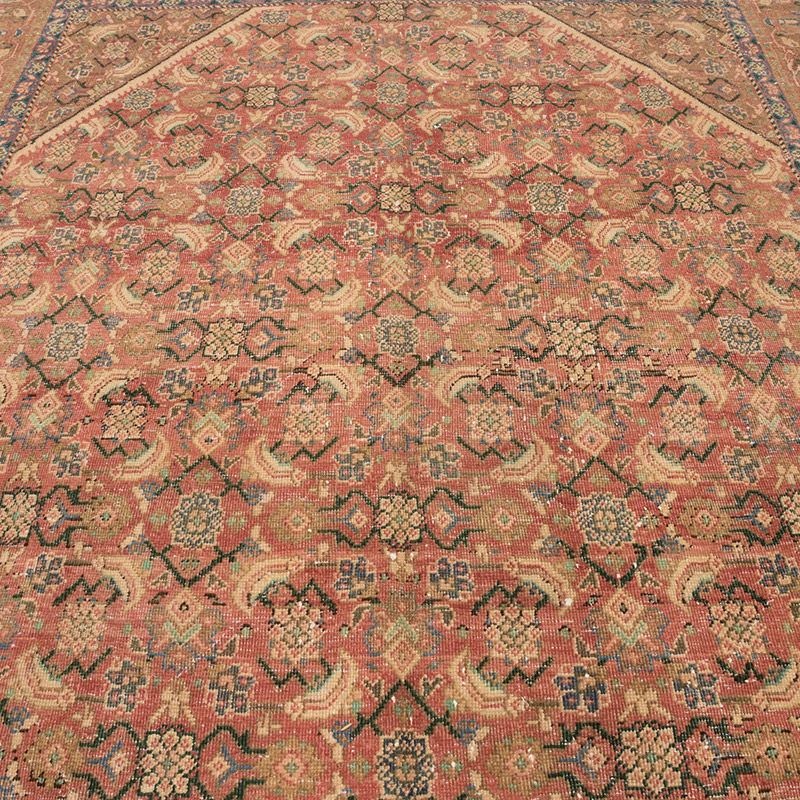 Alfombra Oriental Vintage Anudada a Mano - 211 cm x 305 cm - K0084151