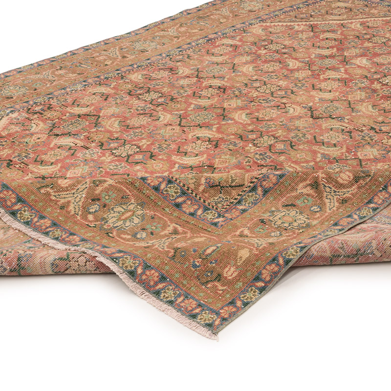 Alfombra Oriental Vintage Anudada a Mano - 211 cm x 305 cm - K0084151