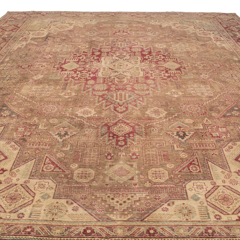 Alfombra Oriental Vintage Anudada a Mano - 297 cm x 385 cm - K0084153