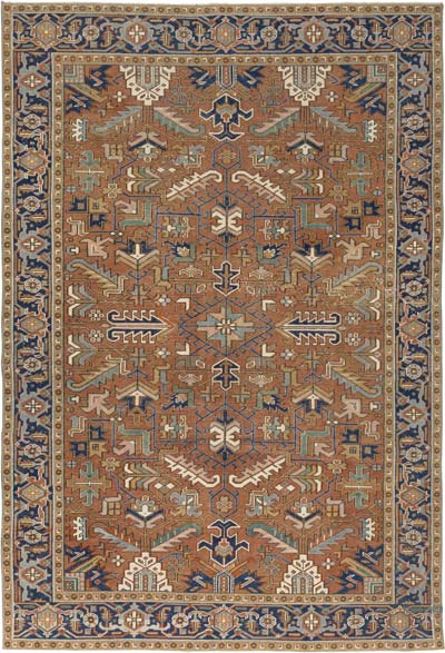 Alfombra Oriental Vintage Anudada a Mano - 216 cm x 315 cm