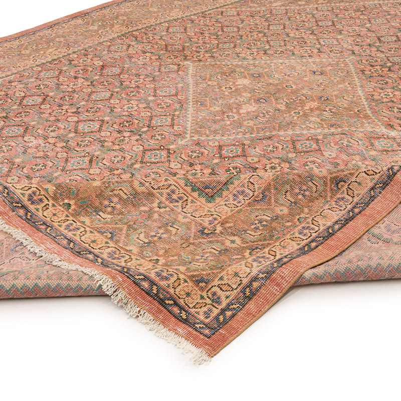 Vintage Hand-Knotted Oriental Rug - 9' 7" x 12' 10" (115" x 154") - K0084155