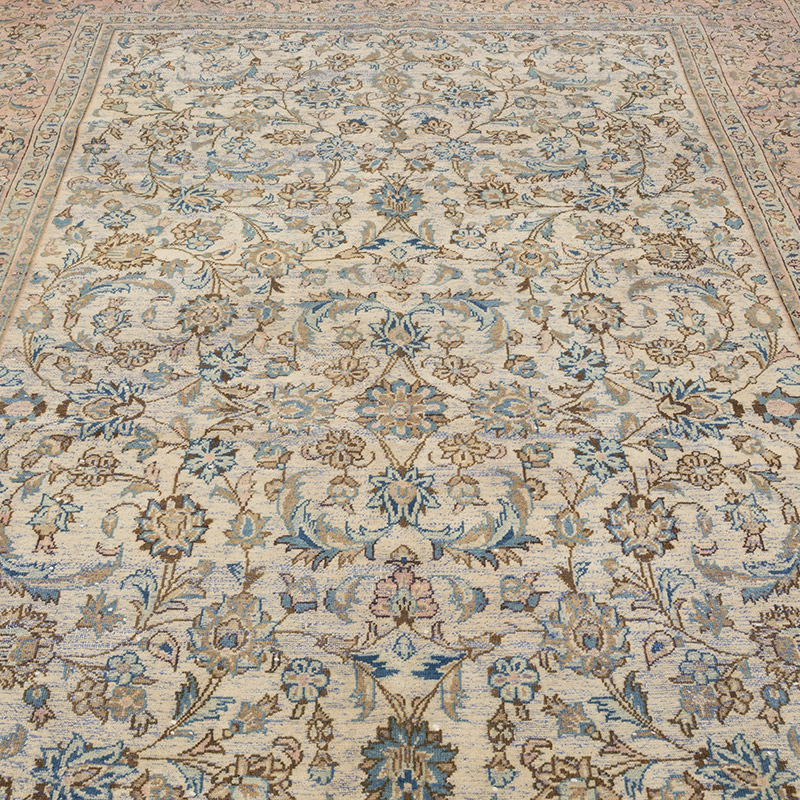 Alfombra Vintage Turca Anudada a Mano - 194 cm x 304 cm - K0084157