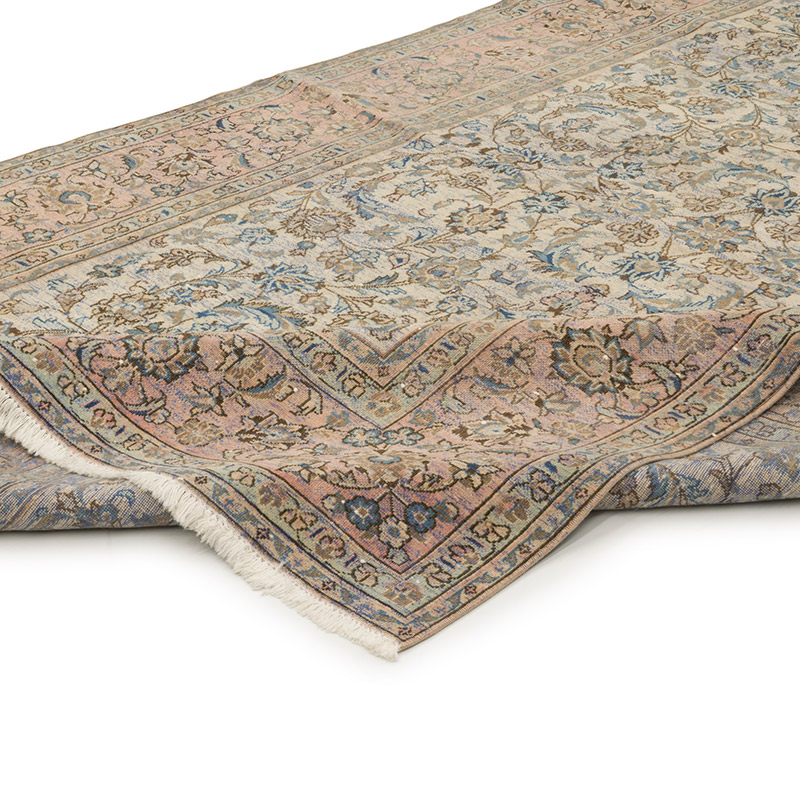 Alfombra Vintage Turca Anudada a Mano - 194 cm x 304 cm - K0084157