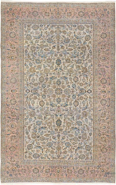 Alfombra Vintage Turca Anudada a Mano - 194 cm x 304 cm