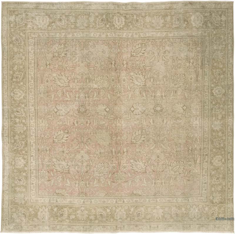 Alfombra Oriental Vintage Anudada a Mano - 292 cm x 286 cm - K0084160