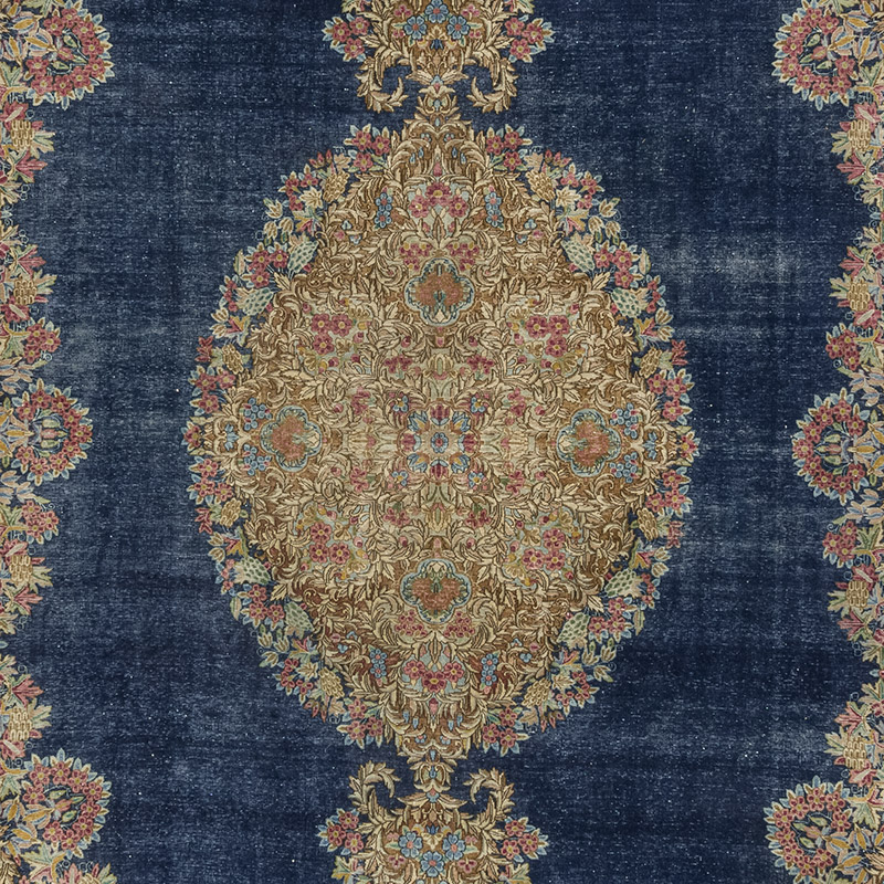 Vintage Hand-Knotted Oriental Rug - 9' 10" x 13' 4" (118" x 160") - K0084162
