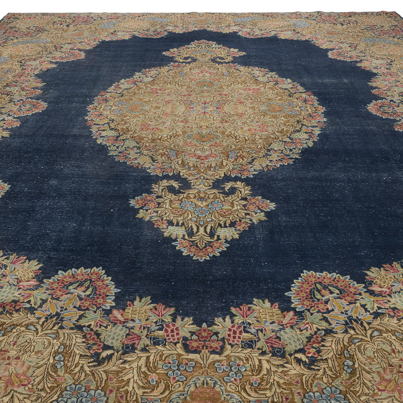 Vintage Hand-Knotted Oriental Rug - 9' 10" x 13' 4" (118" x 160") - K0084162