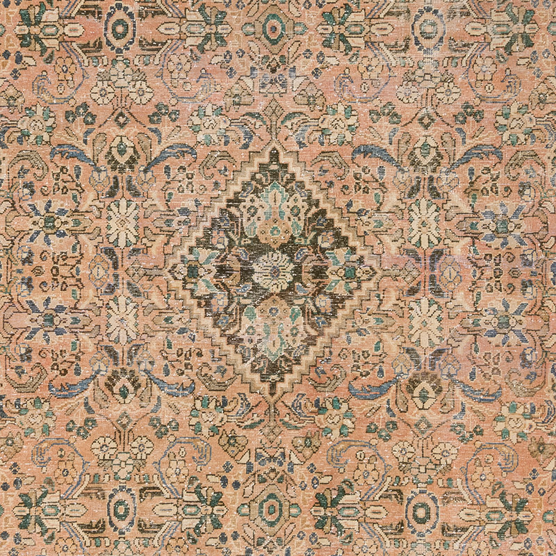 Alfombra Oriental Vintage Anudada a Mano - 305 cm x 386 cm - K0084163