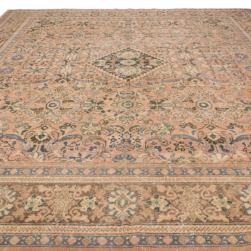 Alfombra Oriental Vintage Anudada a Mano - 305 cm x 386 cm - K0084163