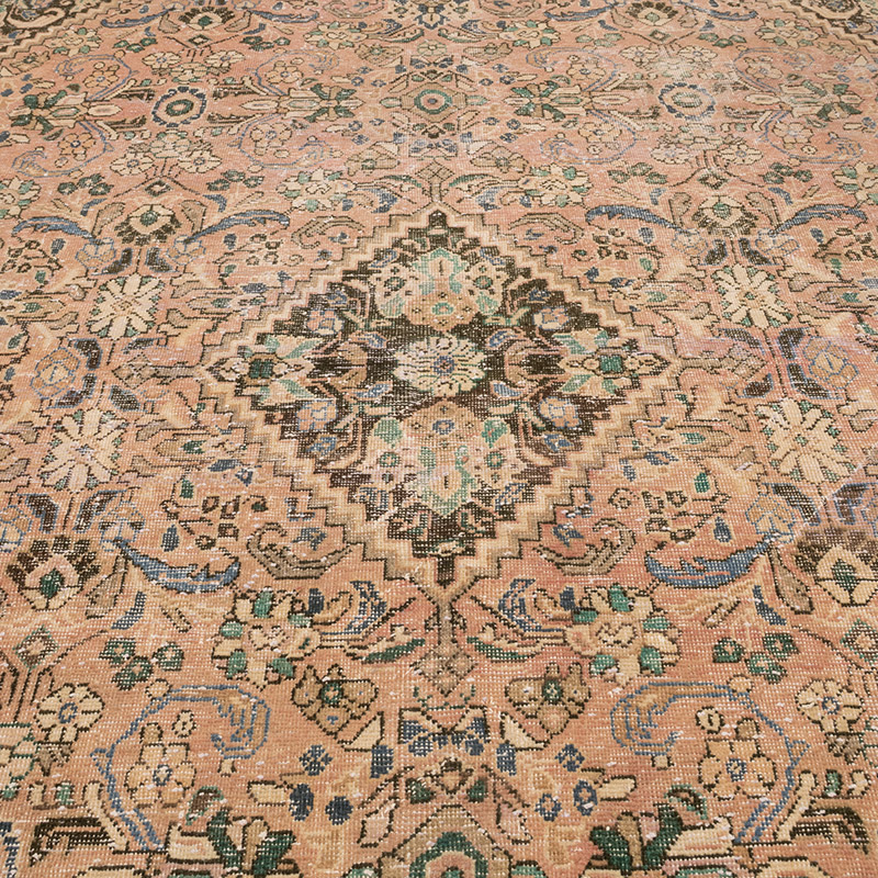 Alfombra Oriental Vintage Anudada a Mano - 305 cm x 386 cm - K0084163