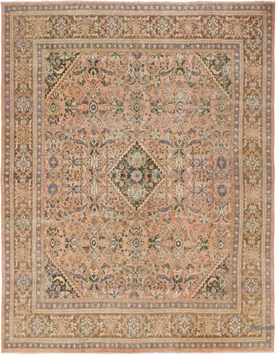 Vintage Hand-Knotted Oriental Rug - 10'  x 12' 8" (120" x 152")
