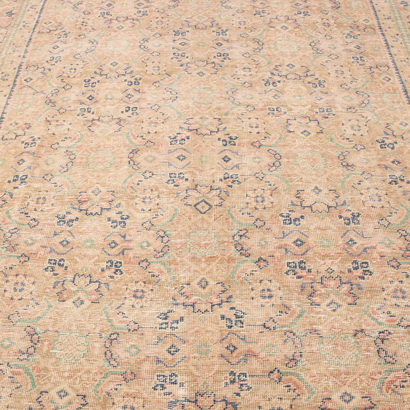 Alfombra Vintage Turca Anudada a Mano - 202 cm x 301 cm - K0084164