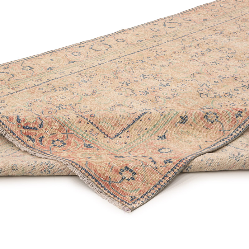 Alfombra Vintage Turca Anudada a Mano - 202 cm x 301 cm - K0084164