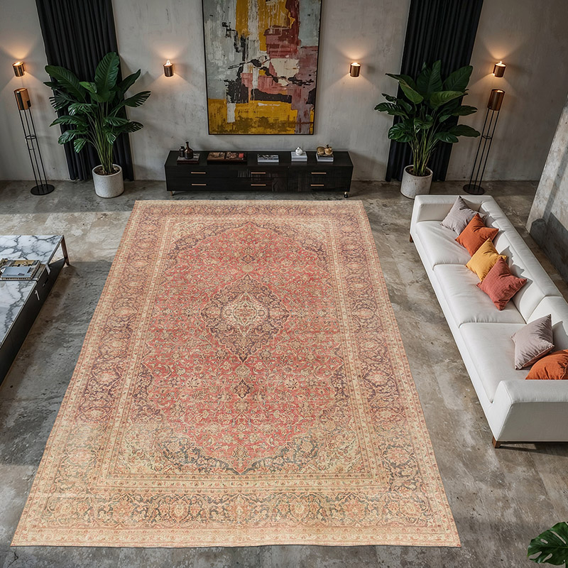 El Dokuma Vintage Halı - 285 cm x 440 cm - K0084165