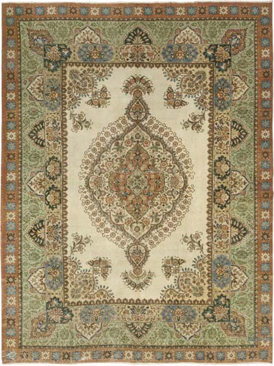 Alfombra Oriental Vintage Anudada a Mano - 277 cm x 368 cm