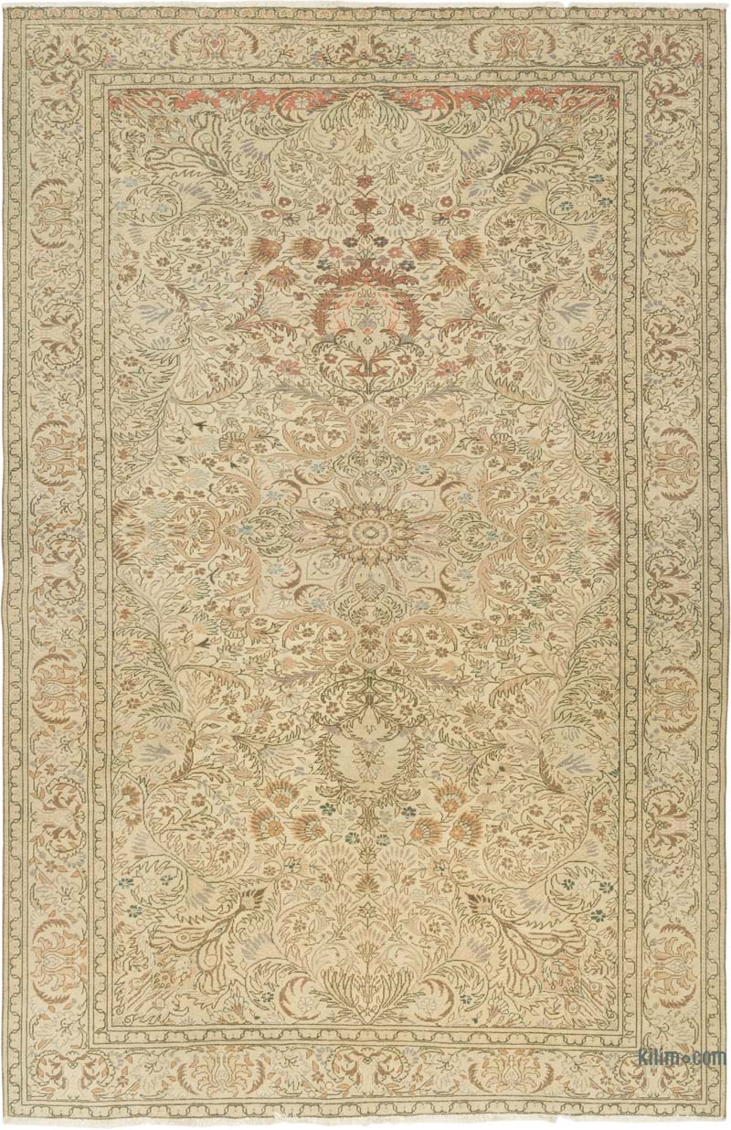 El Dokuma Vintage Halı - 200 cm x 307 cm - K0084169