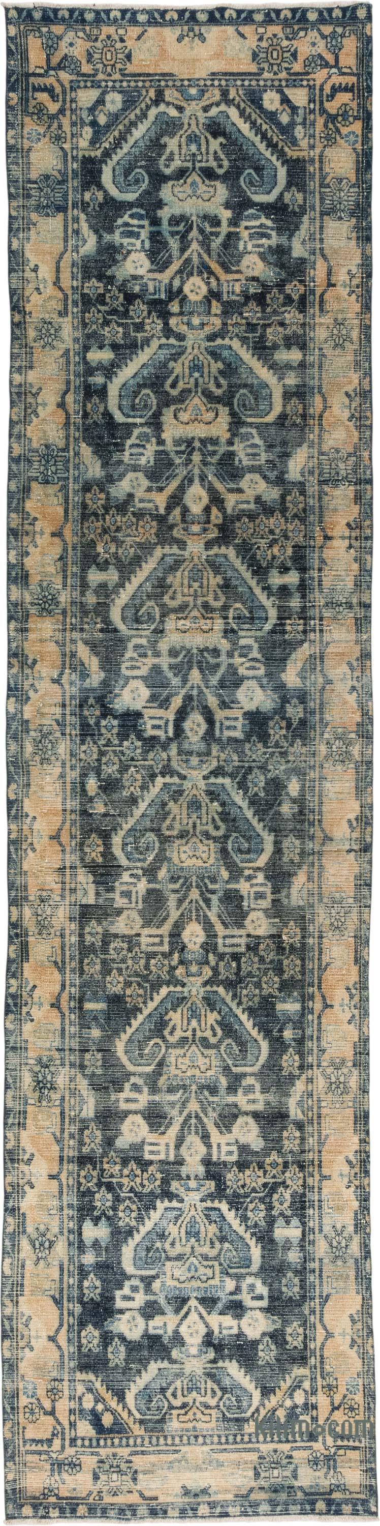 Vintage Oriental Hand-Knotted Runner - 3' 11" x 15' 9" (47" x 189") - K0084170