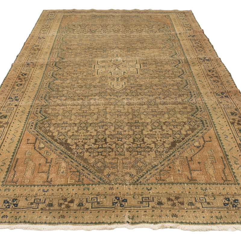 El Dokuma Vintage Halı - 166 cm x 343 cm - K0084171